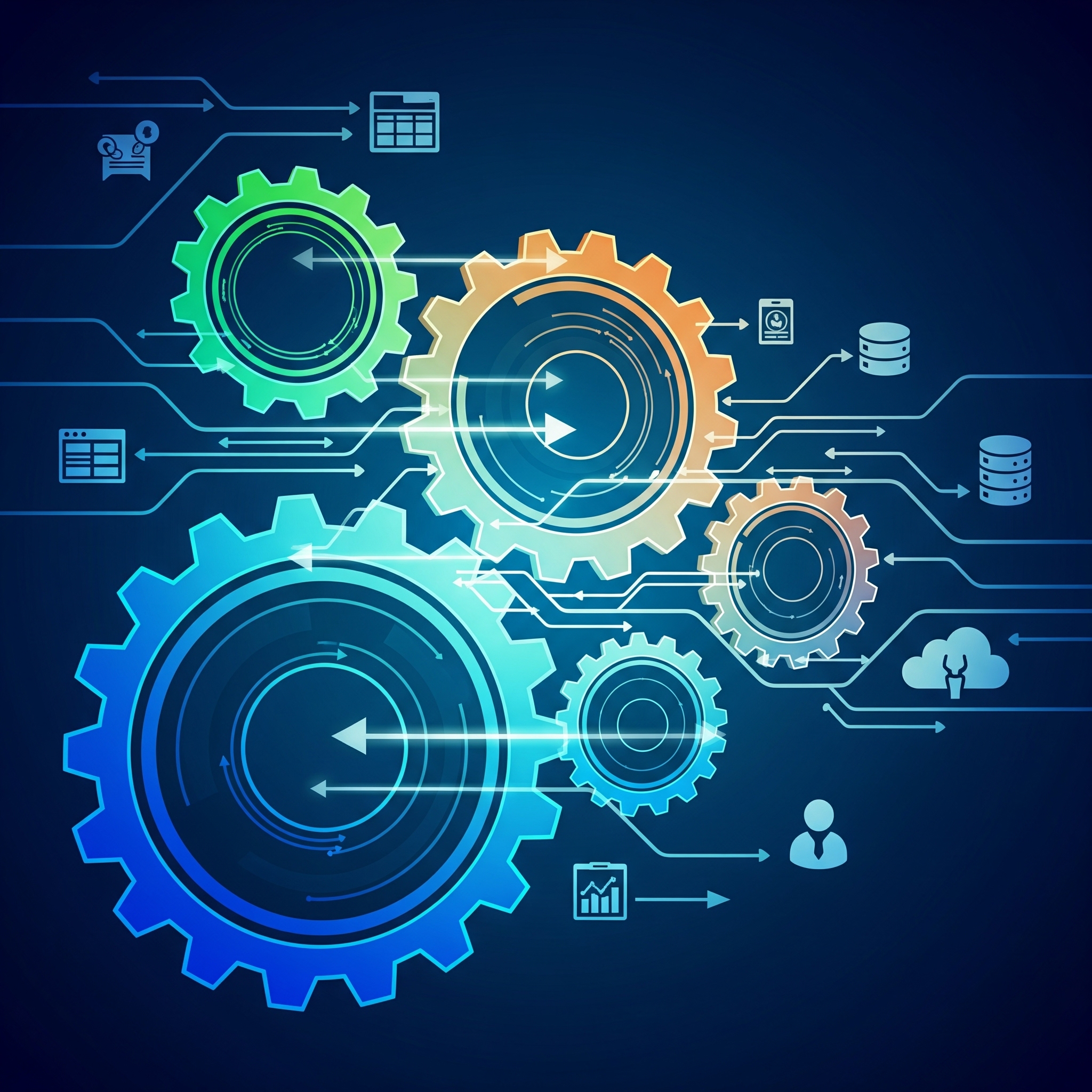 Gears symbolizing Efficiency