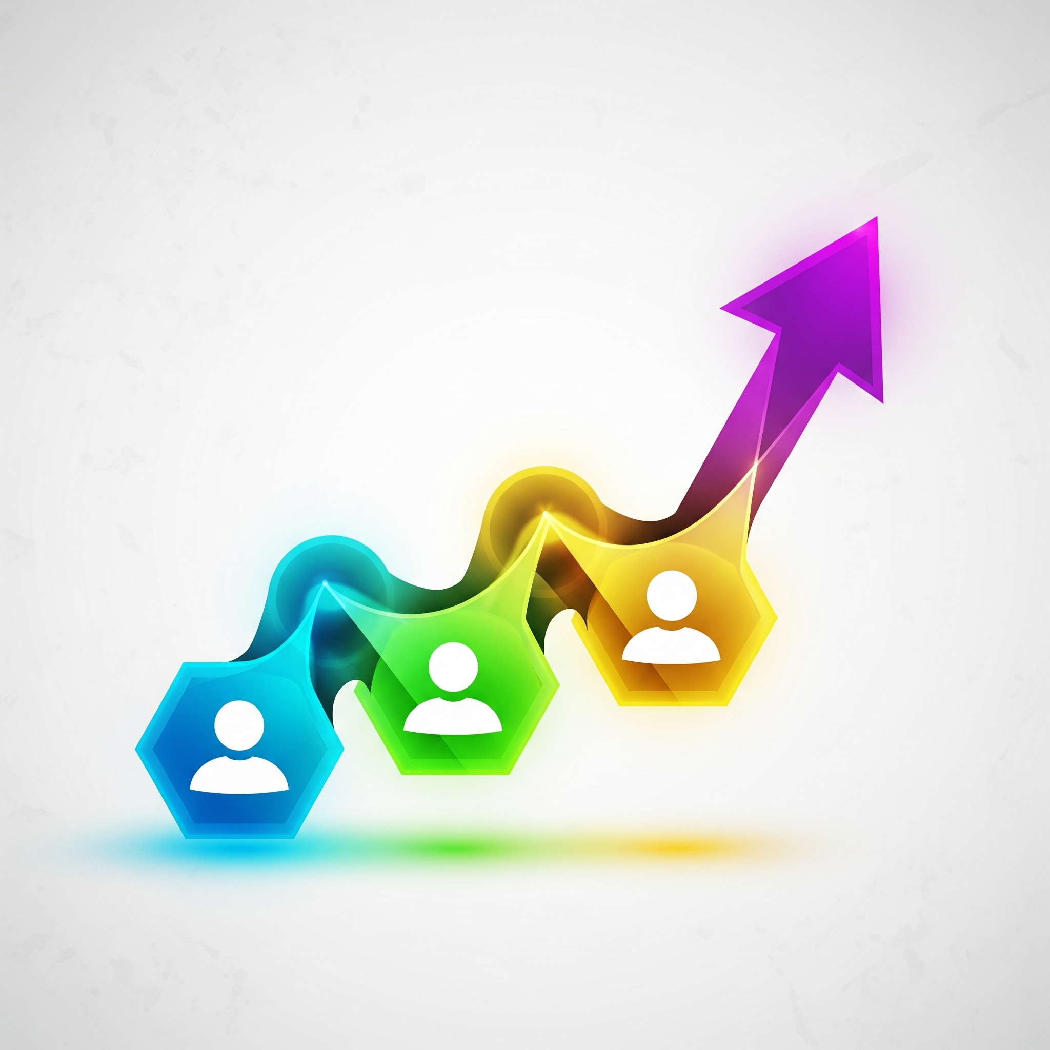 Image of a graph moving higher and higher